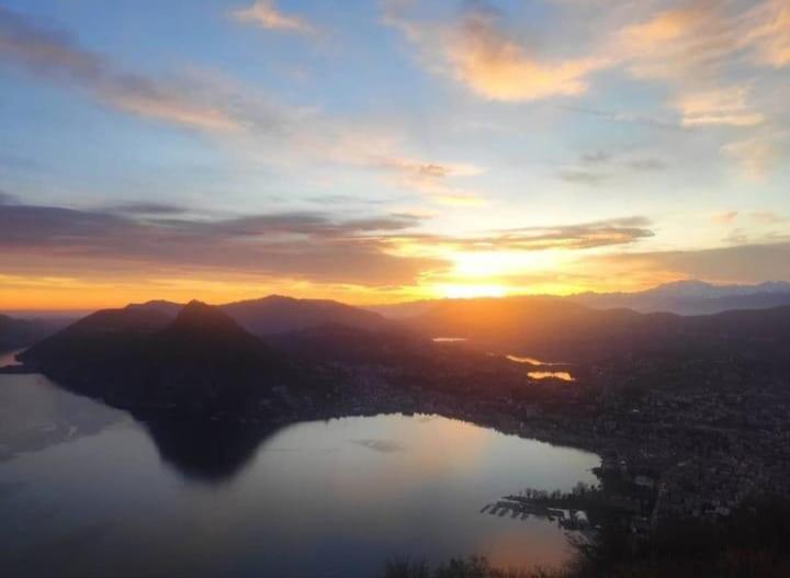 Apartamento La Perla Di Bre' Lugano Exterior foto