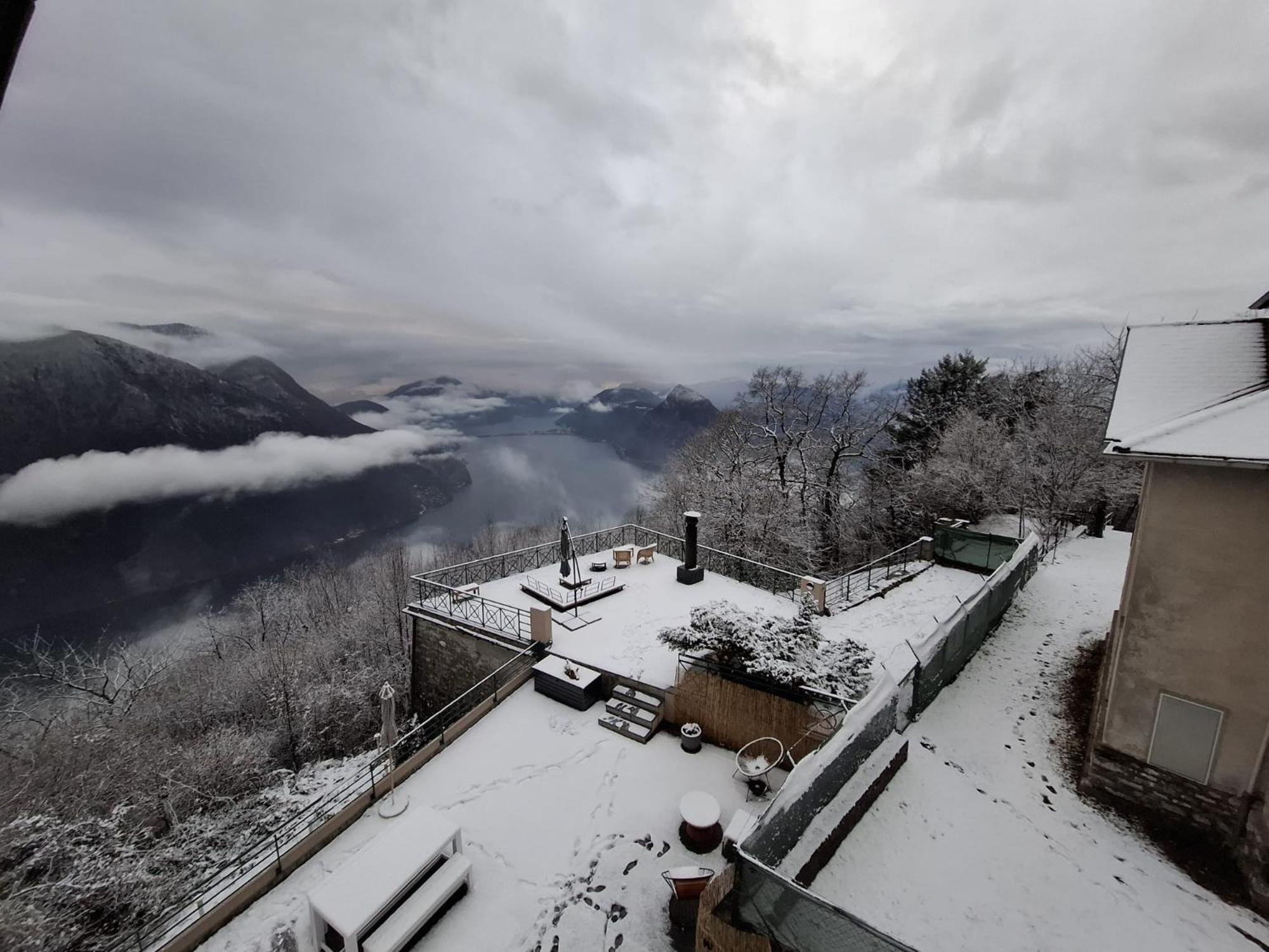Apartamento La Perla Di Bre' Lugano Exterior foto